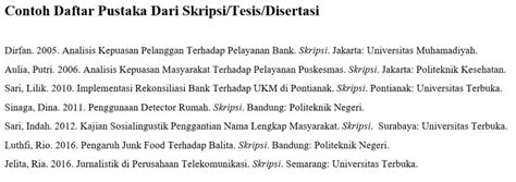 Cara Menulis Daftar Pustaka Dari Skripsi Orang - Greenpublisher