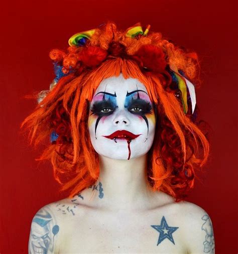 Clown Inspired Makeup Halloween Coustumes Amazing Halloween Makeup Halloween Photos Vintage