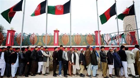 Voters Flock To Polls In Mazar E Sharif Bbc News