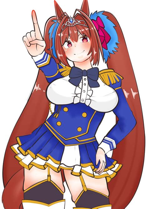 ウマ娘「ダイワスカーレット描いたよ可愛いねウマ娘 」適当にもほどがある凍結解除のイラスト