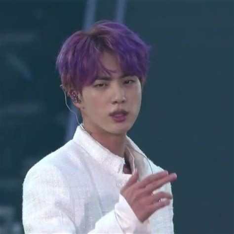 Ajdksjadkl Purple Haired Jin My Day Has Been Blessed 😭 ️ Jin