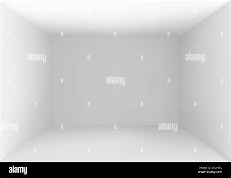 3d White Empty Room Stock Vector Images Alamy