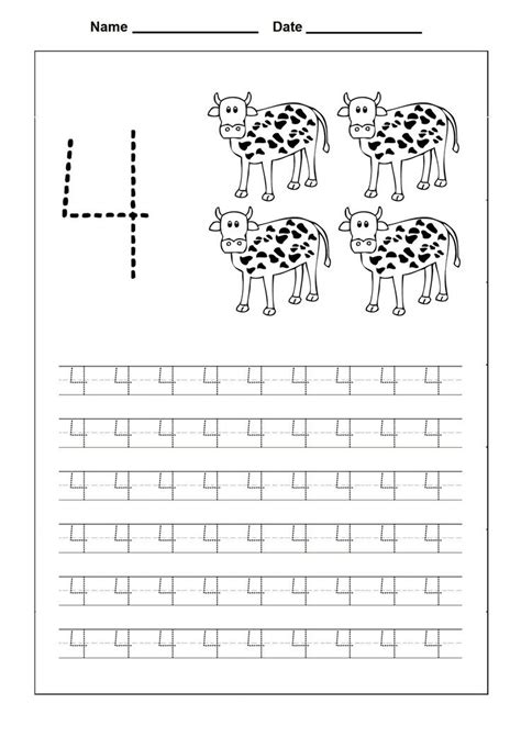 Number Trace Worksheets | 101 Printable