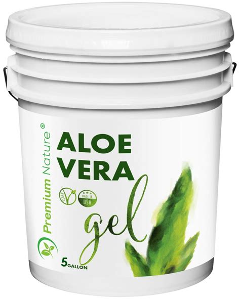 Pure Aloe Vera Gel For Face Body Moisturizer Skincare 5 Gallons