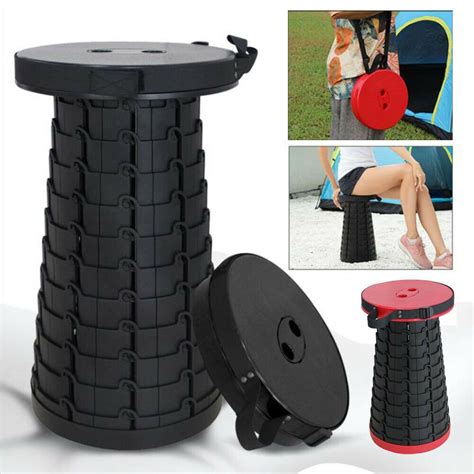 Telescopic Stool For Traveling Camping Hiking Waiting Climbing Bbq