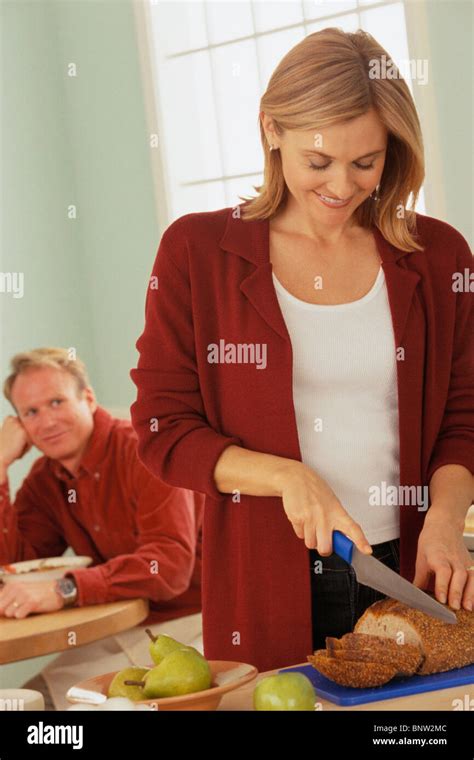 Watches Her Husband Hi Res Stock Photography And Images Alamy