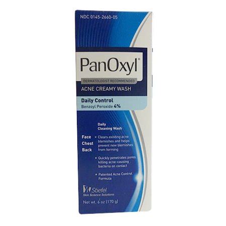 How can 2 minutes suffice for definitively killing. Panoxyl 4 Benzoyl Peroxide Acne Foaming Face Wash 4% ...