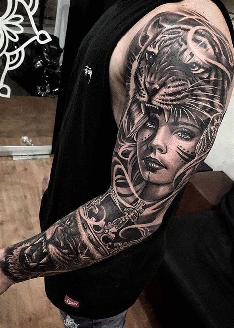 50 Amazing Half Sleeve Tattoos For Men Tattoos For Guys Half Sleeve