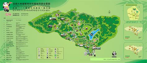Chengdu Panda Base Map Maps Of Chengdu