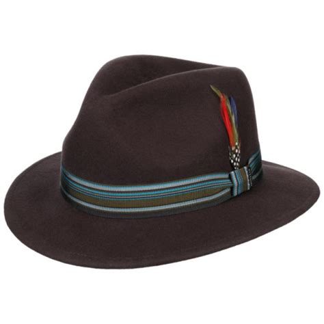 Brown Powell Woolfelt Hat Stetson Reference 5752 Chapellerie Traclet