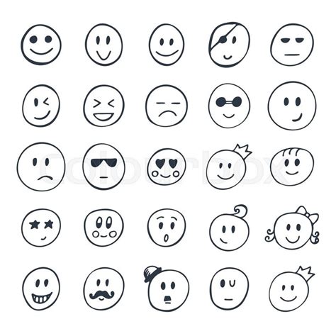 96 Best Ideas For Coloring Hand Drawn Smiley Face