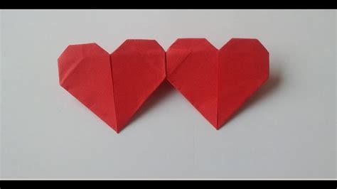 How To Make Origami Heart With Regular Paper Origami Origami Double