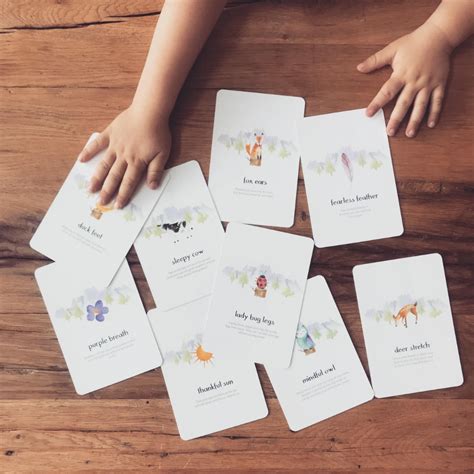 Mindfulness cards for kids includes: Everyday exercises to help little ones find stillness ...
