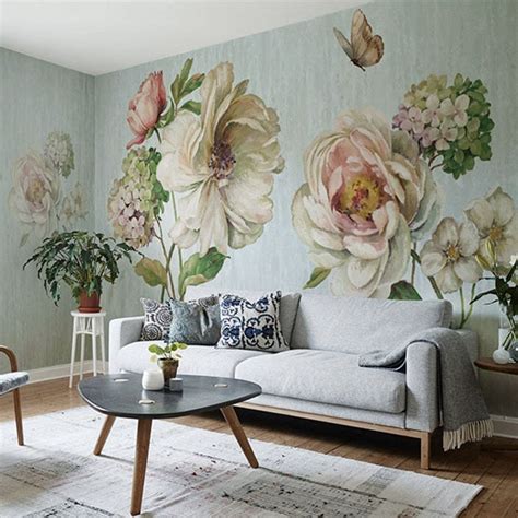 Buy Hand Painted 3d Wall Murals Wallpaper