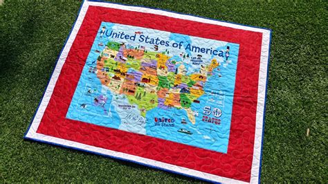 Slice Of Pi Quilts Usa Map Quilt Surprise