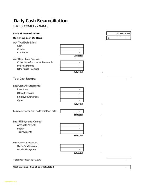 Now make it your own. Daily Cash Sheet Template Excel | charlotte clergy coalition