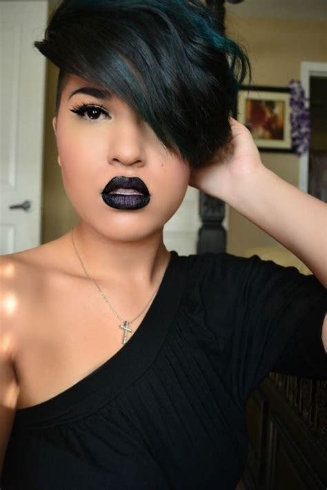 13 Perfect African American Short Hairstyles With Long Bangs