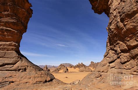 Rock Formations In The Akakus Mountains In The Sahara Desert Photograph