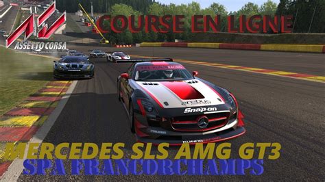 Assetto Corsa Course En Ligne Sls Amg Gt Spa Francorchamps Youtube