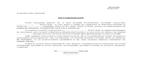 Model Scrisoare De Recomandare Pentru Universitate - Scrisoare Blog