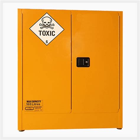 Toxic Substance Storage Cabinet 160 Litre 2 Door Spill Station
