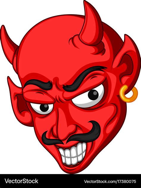Cartoon Devil Head