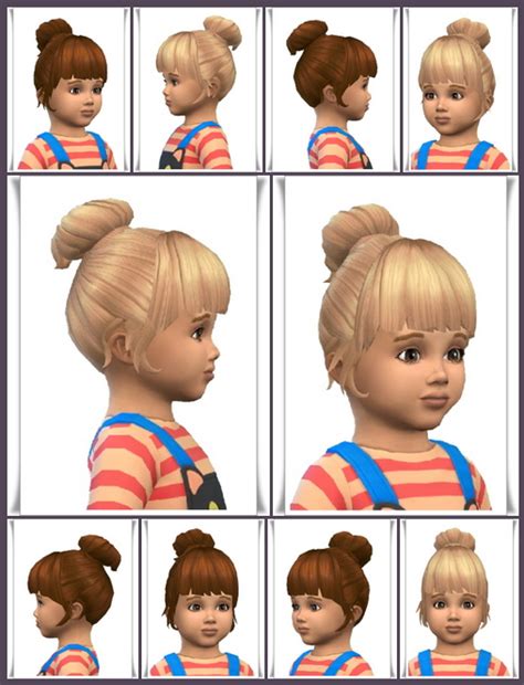 Little Bun Toddler Hair At Birksches Sims Blog Sims 4 Updates