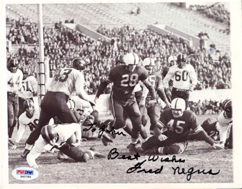 fred negus autographed signed 7x9 wire photo to john psa dna