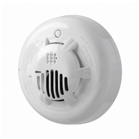 The carbon monoxide alarm pattern is 4 short beeps, followed by 5 seconds of silence, followed by 4 short beeps with a corresponding red led flash. POWERG WIRELESS CO DETECTOR 915MHZ