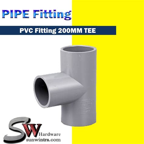 Pipe Fitting 200mm Pvc Tee