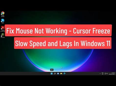 Fix Mouse Not Moving Cursor Freeze Slow Speed And Lags In Windows 11