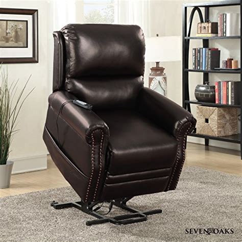 It's wired to the recliner but contains enough slack for the cord to reach around the chair without the need of pulling it. Seven Oaks Power Lift Recliner for Seniors, Electric Chair ...