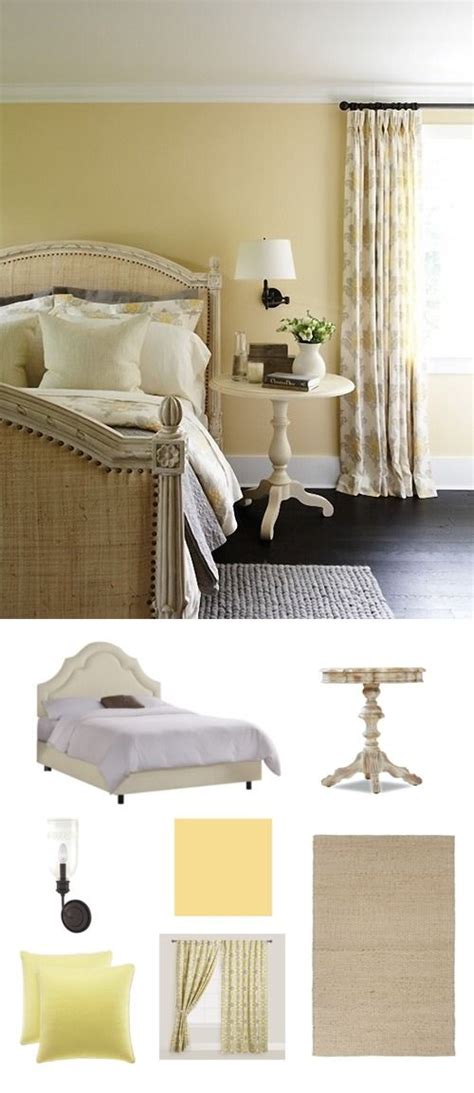 Maybe you would like to learn more about one of these? A pale yellow bedroom with soft accents and sweet patterns ...