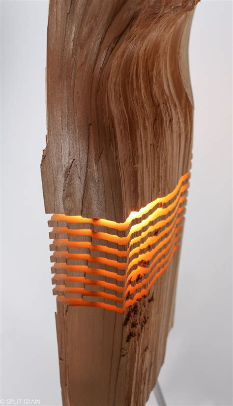 Modern Lighting Wood Light Sculpture Etsy