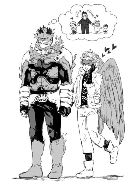 Endeavor And Hawks Boku No Hero Academia Hero Academia Characters My