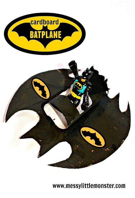 Batman Craft Batplane Batman Crafts Craft Activities For Kids