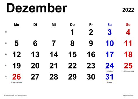 Kalender 2022 Dezember Kalender Ausdrucken