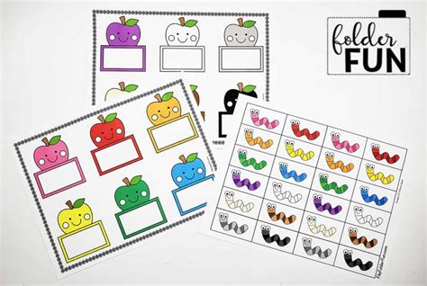 Matching Games For Toddlers File Folder Fun