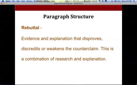 When writing an entire paragraph about a single study, introduce that paragraph by stating that you will refer to the same study throughout the paragraph, then cite the reference. Argument Writing - Body Paragraph Format - YouTube