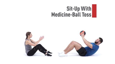 Sit Up With Medicine Ball Toss Partner Workout Youtube