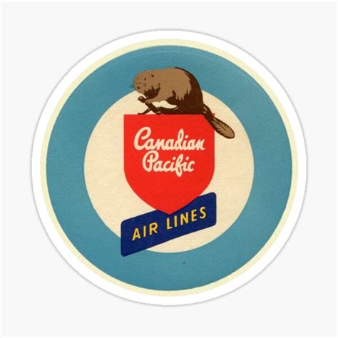 Canadian Pacific Airlines Sticker By Bloxworth Redbubble