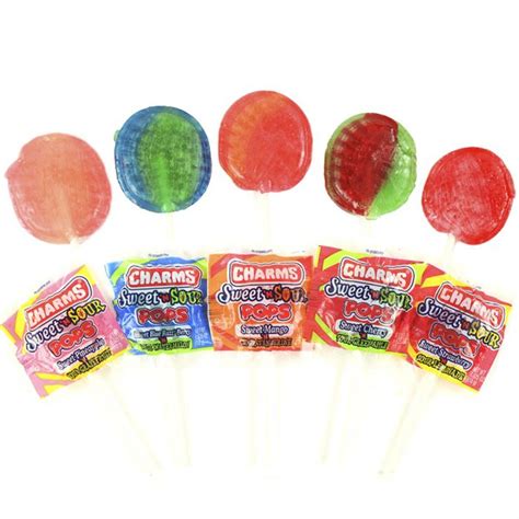 Charms Sweet And Sour Lollipops 48 Count