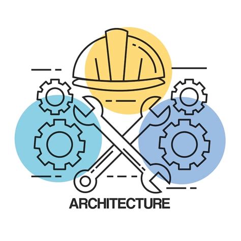 Premium Vector Architectural Design Set Icons