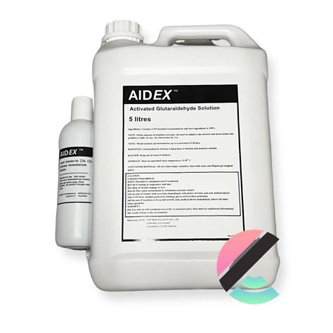 5 Liters Aidex Activated Glutaraldehyde Solution Cidex Sterilizing