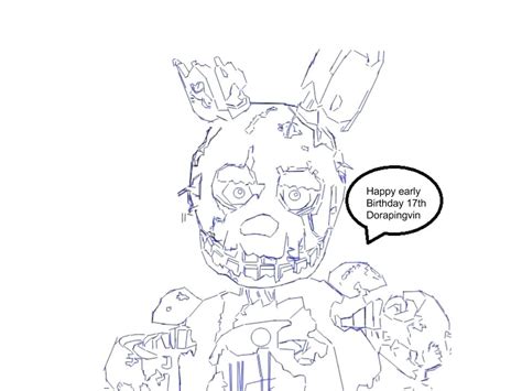 Fnaf Coloring Pages Springtrap At Getdrawings Free Download