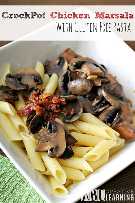 Check spelling or type a new query. CrockPot Chicken Marsala with Gluten Free Pasta