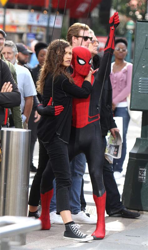 I wanted to wish tom a very happy birthday! Tom Holland and Zendaya shared a high-five on the set of ...