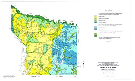 General Soil Map Smith County Texas The Portal To