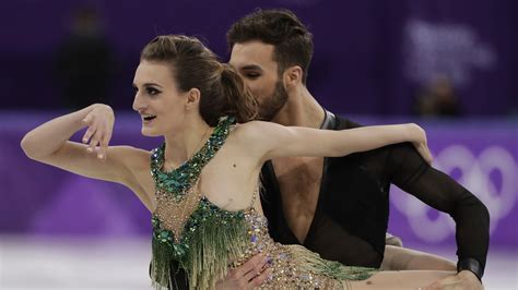 French Ice Dancer Suffers Olympics Wardrobe Malfunction On Live Tv Bt