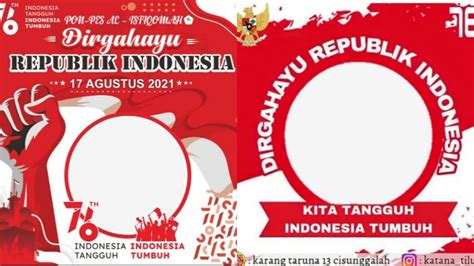 Link Twibbon HUT Kemerdekaan Indonesia Tahun Portal Pati